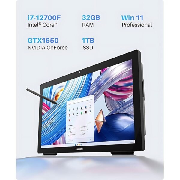 2_f7ccc856-e50f-4fe5-8310-a56987c04ce6.jpg HUION Kamvas Studio 24 - 23.8 2.5K QHD Pen Computer with Intel Core i7. 32GB RAM. 1TB SSD. Nvidia GTX 1650. and Adjustable Stand for Professional Digital Art and Design