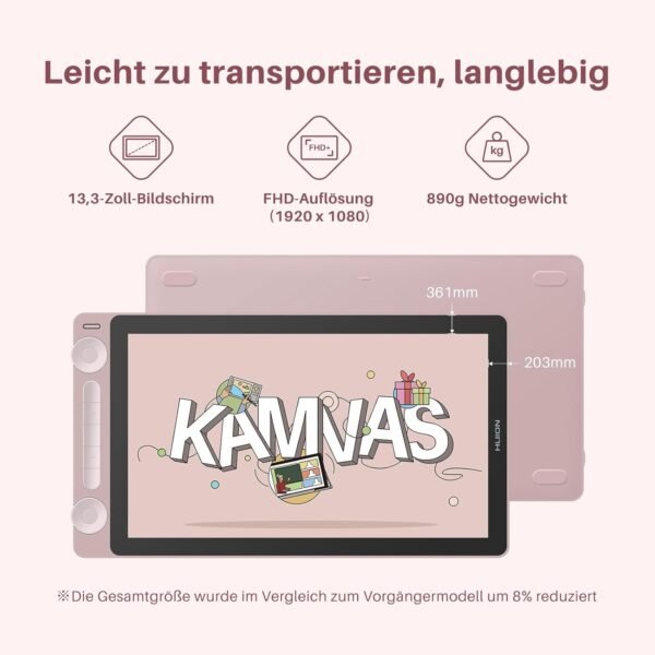 61upPYivpOL._AC_SL1500.jpg Huion Kamvas 13 (Gen 3) – 繪圖板