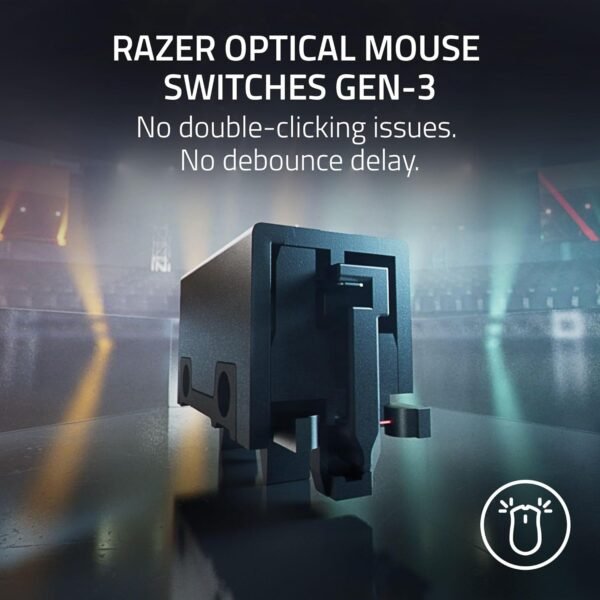 71LRVTMnlyL._AC_SL1500.jpg Razer DeathAdder V3 Pro Wireless Gaming Mouse: 63g Lightweight - Focus Pro 30K Optical Sensor - Optical Switches Gen-3 - HyperSpeed Wireless - 5 Programmable Buttons - 90 Hr Battery - 鼠標