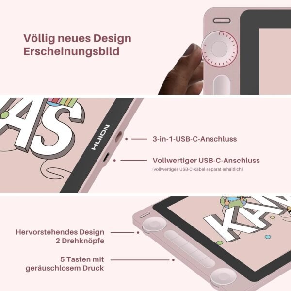 71Q6tAekz1L._AC_SL1500.jpg Huion Kamvas 13 (Gen 3) – 繪圖板