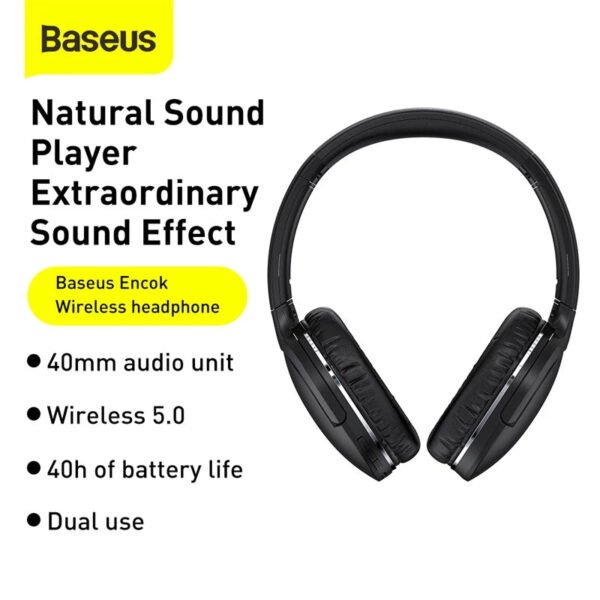 Baseus Encok D02 Pro Wireless 頭戴耳機