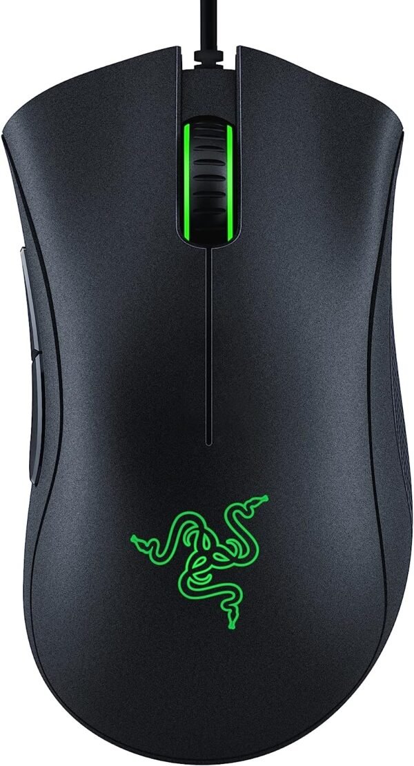 RazerDeathAdderEssentialGamingMouse_6400DPIOpticalSensor-5ProgrammableButtons-MechanicalSwitches-RubberSideGrips-ClassicBlack-0.jpg Razer DeathAdder Essential 游戲鼠標