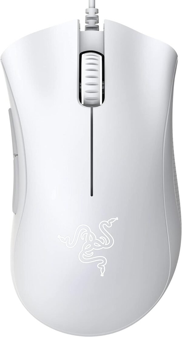 RazerDeathAdderEssentialGamingMouse_6400DPIOpticalSensor-5ProgrammableButtons-MechanicalSwitches-RubberSideGrips-MercuryWhite-0.jpg Razer DeathAdder Essential 游戲鼠標