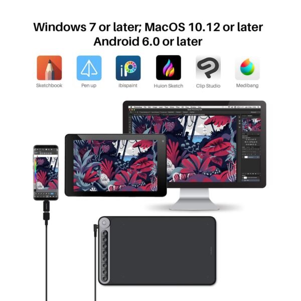 huion-inspiroy-dial-q620m-graphic-pen-tablet-8-programmable-keys-920865.jpg Huion Inspiroy Dial Q620M 游戲鼠標